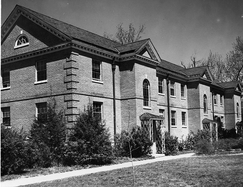 The front of McCreary Hall. EKU Photo Collection.