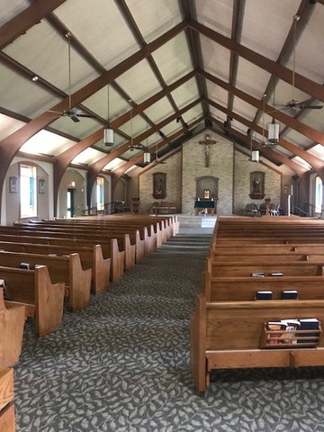 Room where mass takes place 