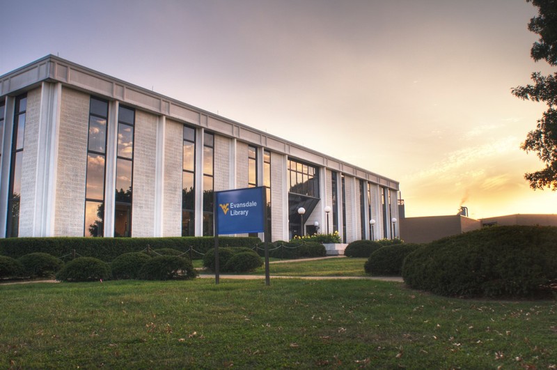 WVU Evansdale Library, located on Evansdale campus