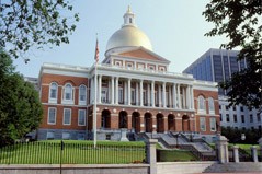 The Massachusetts State-house in Boston.
