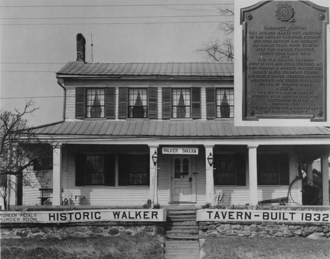 The original Walker Tavern. Credit: File Photo at MLive Media Group