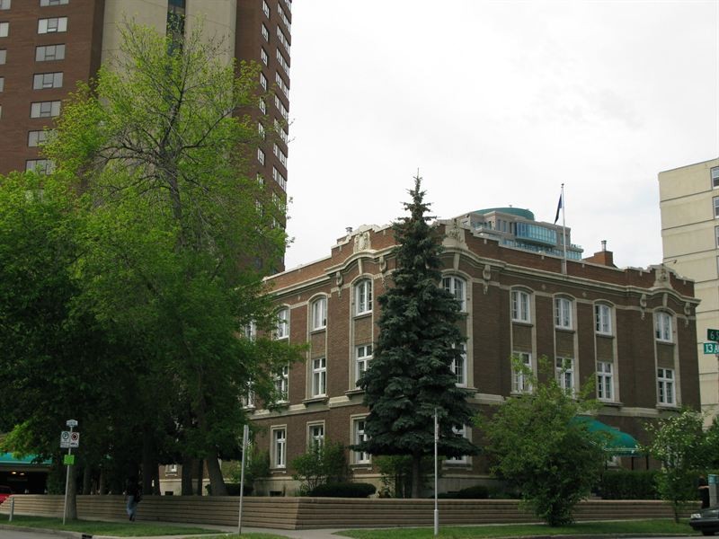 South east view from the Corner of 13th avenue and 6th Street SW 