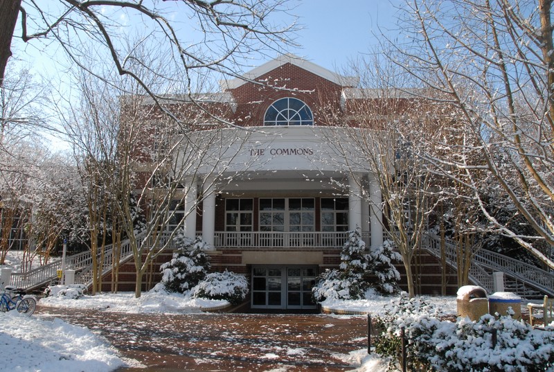 The Commons Entrance from Campus