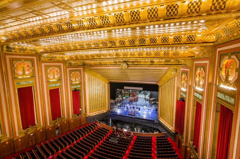 Photo by Eric Allix Rogers of the opera hall inside the Civic Opera House in Chicago