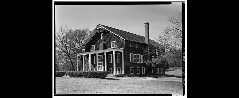 GENERAL VIEW OF BUILDING, FROM NORTHEAST - Dwight Mission, Administration Building, Rural Route, Sallisaw, Sequoyah County, OK