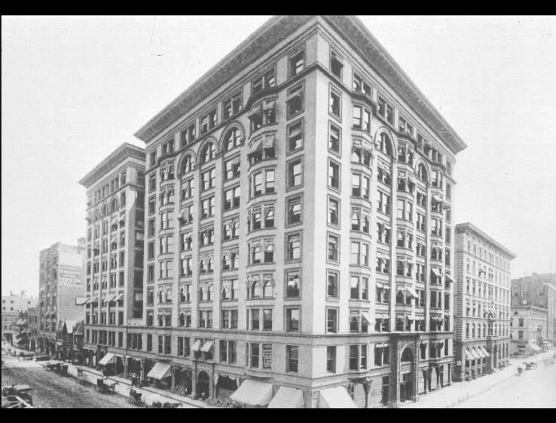 The Spitzer Building circa. 1896