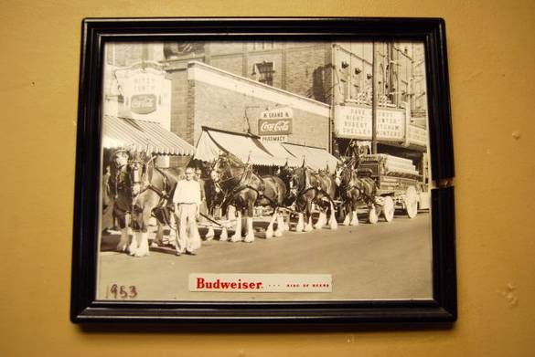 Picture of a parade in 1953 by Ritzy's