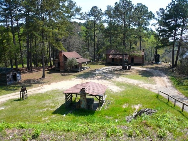 Most of the buildings in Frontier Village are at least a century old. Most of them have been moved from various parts of Clay County, donated by former owners.