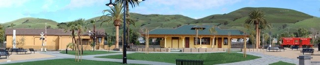 Panoramic View of the Niles Depot