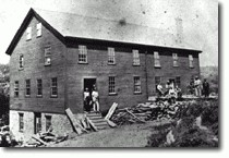 Historic view of the mill (image from Old Schwamb Mill official website)