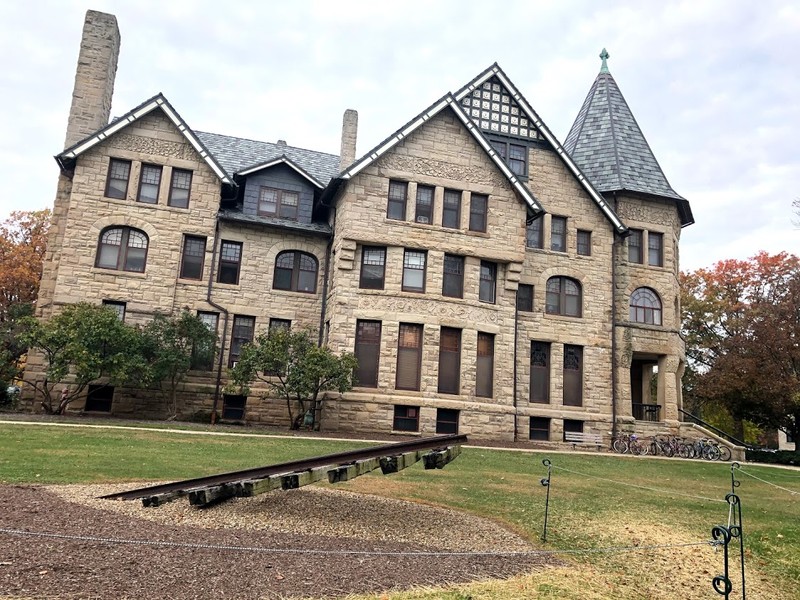 This is a monument found in Oberlin College depicting the Underground Railroad which signifies the importance of abolition and the anti-slavery movement in Oberlin, Ohio.