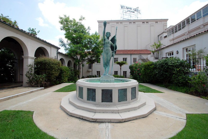 The Fountain of Honor located at The Ebell Club, honoring those who perished in World War I