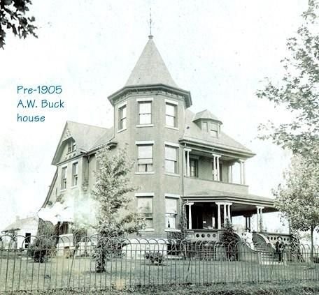 The Buck House as it looked c. 1905.