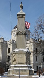 The Alexander Memorial was dedicated in 1928 and named in honor of a Civil War veteran who was active in raising funds for this all-veterans memorial.