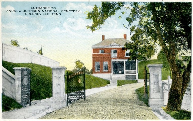 Andrew Johnson Cemetery in 1908, prior to becoming a veteran cemetery