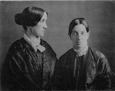 Caroline Putnam and Sallie Holley. Photo from the Massachusetts Historical Society. 