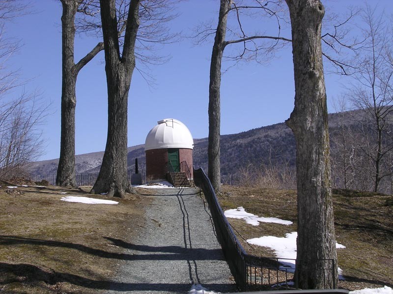 The small observatory Robert Lincoln had built on the property.