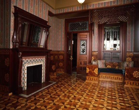 Breezedale's Turkish Room looks much as it did after it was remodeled by the Elkin family in the early 20th century.  