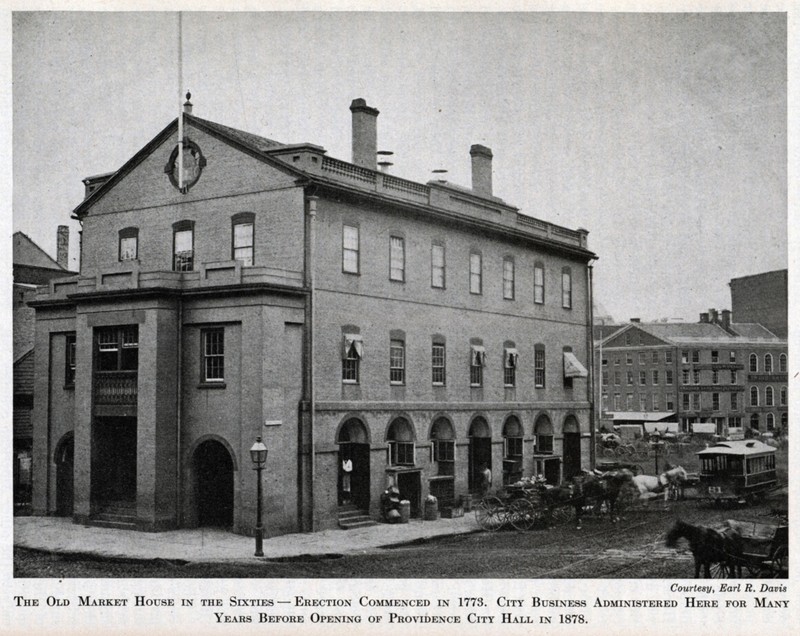Civil War Era picture (1860s) of Market House.