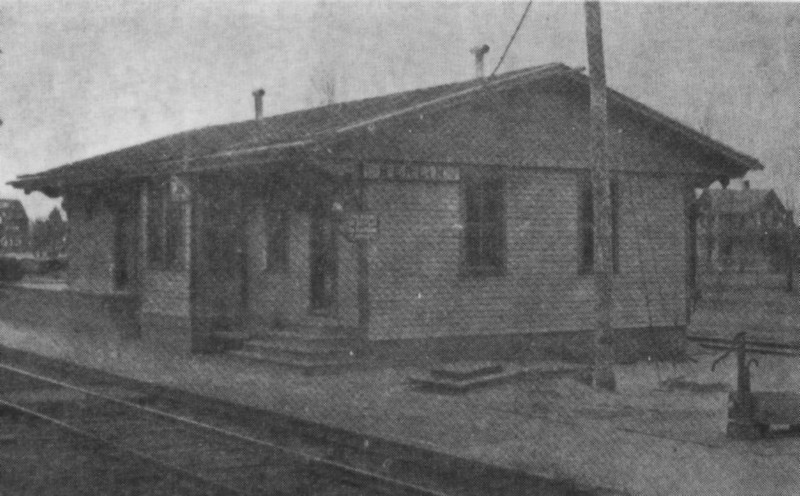 Long-A-Coming Depot/Berlin Railroad Station, circa early 1900s.