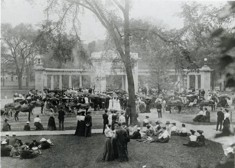 Dedication of Memorial Arch, Tappan Square, 1903