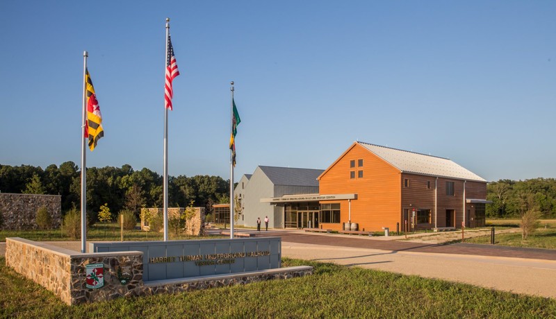 The Harriet Tubman Underground Railroad Visitor Center. 