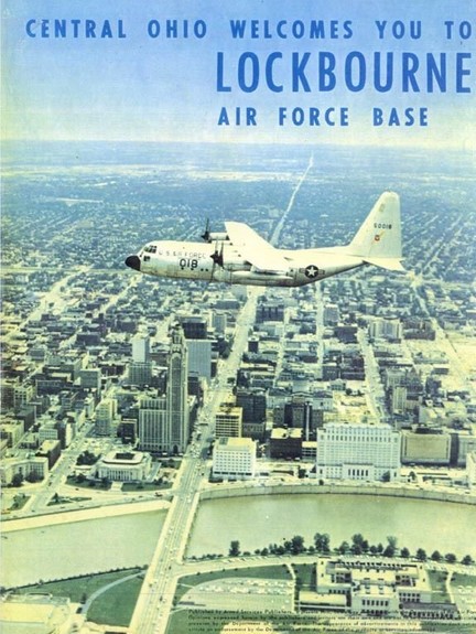 A postcard displaying a C-130
courtesy of Pinterest