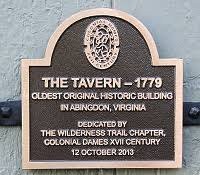 The Tavern historic plaque