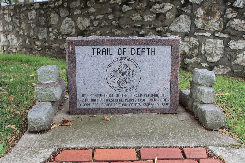 Trail of Death memorial