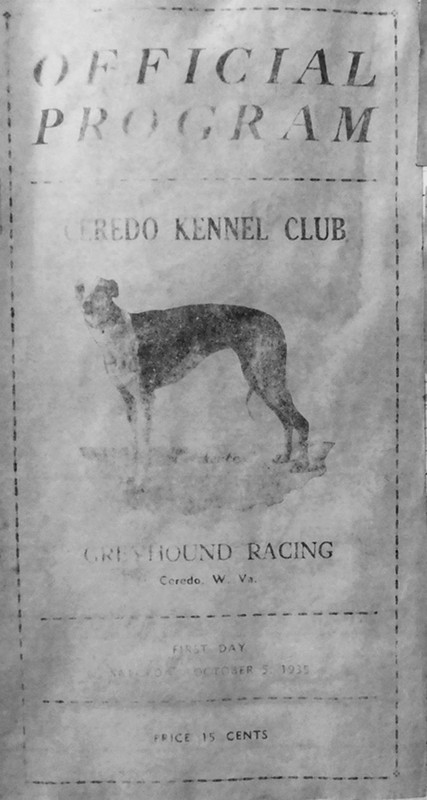 The property first came to attention in the 1920s when it became home to a very successful but short-lived greyhound racing track. Image courtesy of the Ceredo Historical Society Museum. 