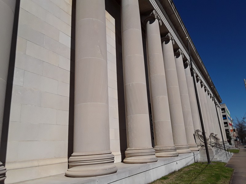 Albert Pike Memorial Temple of Ancient and Accepted Scottish Rite Freemasonry, Street View from 8th and Scott