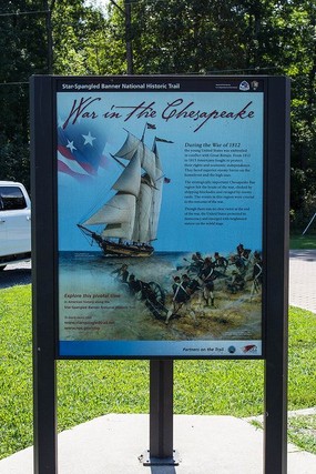 Star Spangled Banner National Historic Trail information board