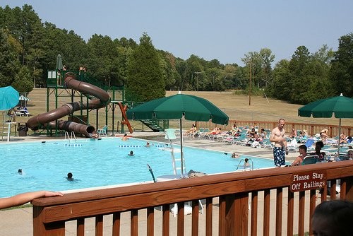 One of Staunton River State Park's three pools.