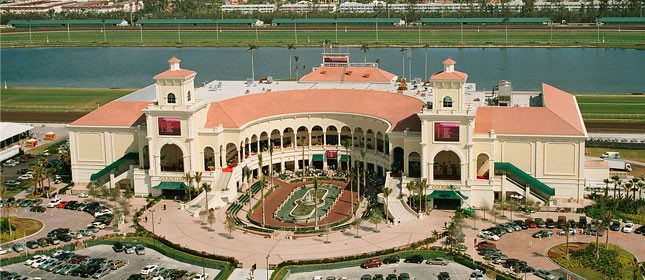 Outside Gulfstream Park