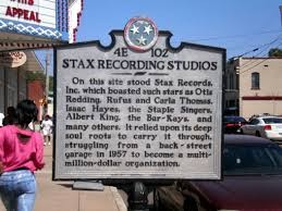 Historic Marker- Where Stax Record Company originally stood