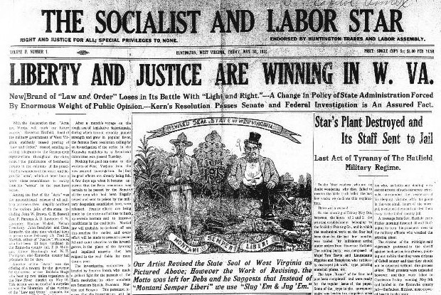 The May 30, 1913 paper, the first published after the raid on May 9. In all the confusion that month, the date was mistakenly printed as 1912. Image obtained from the Library of Congress.