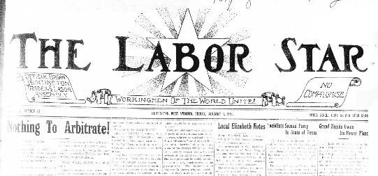 In 1915 the title of the paper was shortened to the Labor Star. Shortly afterwards it would merge with the Charleston Argus Labor. Image obtained from the Library of Congress.