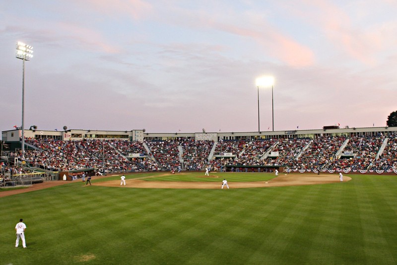 Overview of the stadium 