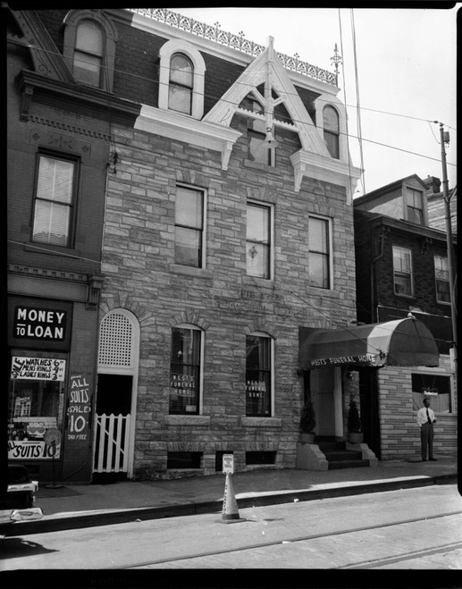 Exterior of West Funeral Home (1957)