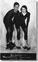 Roller Derby Teammates, Clarice Martin and Bernie McKay (88.22.2)
One exhibit that displays that roller derby provided Americans with one of their first opportunities to witness women compete in a sport under the same rules of play as men.