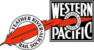 Image of the logos of the Western Pacific Railroad Museum and the Feather River Rail Society.