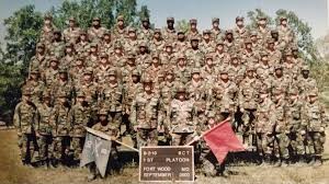 Basic training graduates pictured at Fort Leonard Wood. 