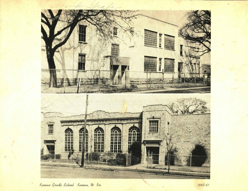 The school complex in 1960-1961. Image courtesy of the Ceredo Historical Society Museum. 