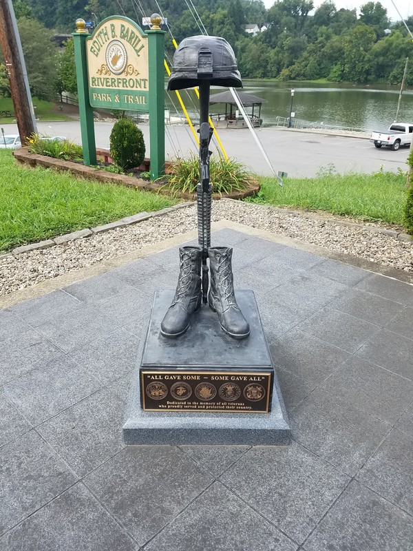 "All Gave Some, Some Gave All" memorial.