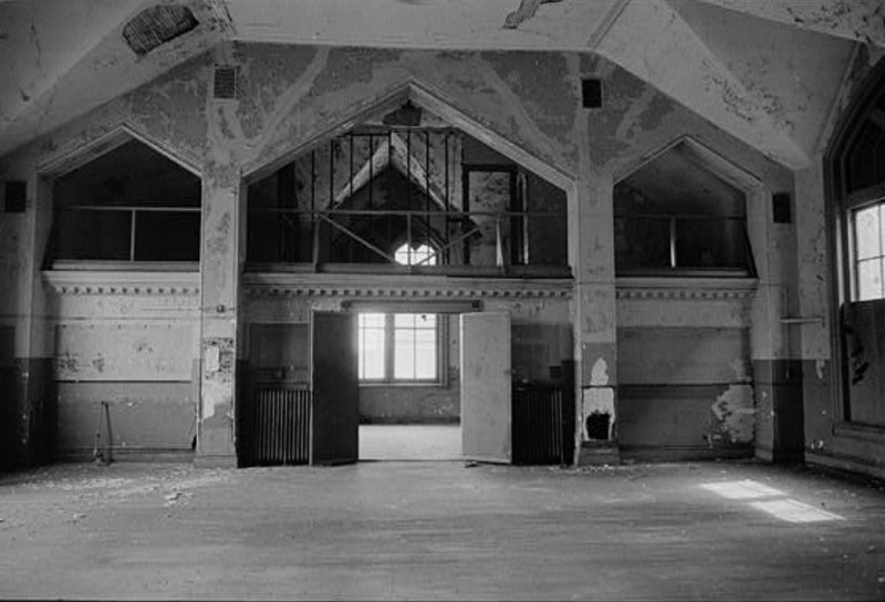 Building, Window, Door, Black-and-white