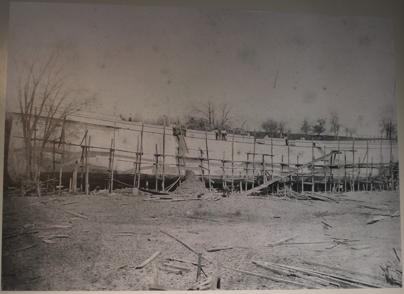 "Golden Age" under construction at Fries Landing 1883