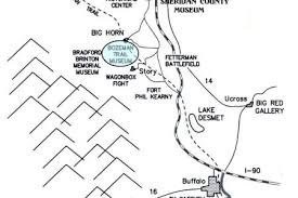 Map of Bozeman Trail