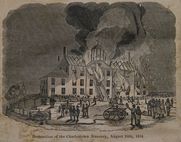 The owner of the brickyard led a nativist mob in the destruction of a nearby convent in 1834.