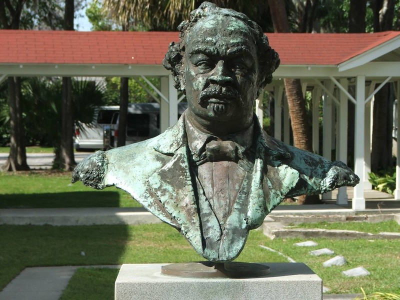 The Robert Smalls Monument at Tabernacle Baptist Church in Beaufort, SC. 