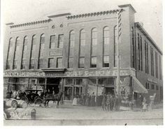 The original Chesson's Department Store in the 1800s.